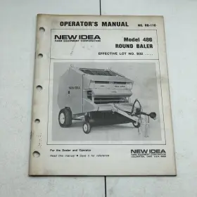 RB-110 NEW IDEA Round Baler Operators Manual