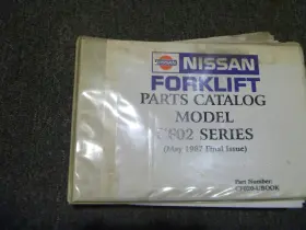CF02 NISSAN Forklift Lift Catalog Manual Xz