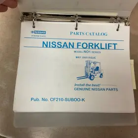 CF210-SUBOO-K NISSAN Fork Lift Manual Book Catalog