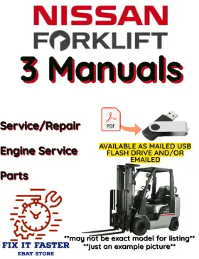 F04L50Q NISSAN Forklift Service Engine Repair Manual Pdf Usb