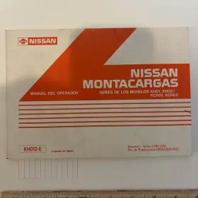 KCH01 NISSAN Forklift Operators Manual #2