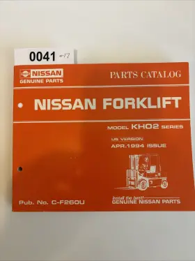 KH02 NISSAN Forklift Catalog Apr