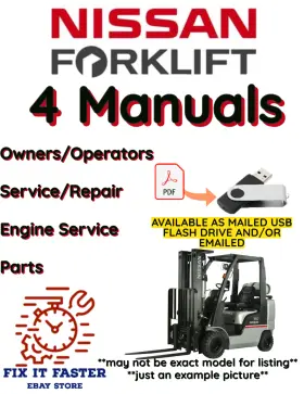 MCU1F2A33LU NISSAN Forklift Owners Service Engine Manual Pdf