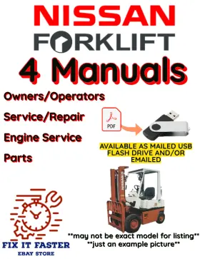 MY1F2A35V NISSAN Forklift Service Operator Engine Manual Pdf