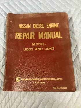 UD43 NISSAN Diesel Engine Service Repair Manual