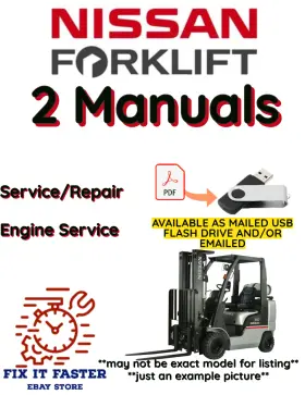 UGL02A30U NISSAN Forklift Service Engine Repair Manual Pdf