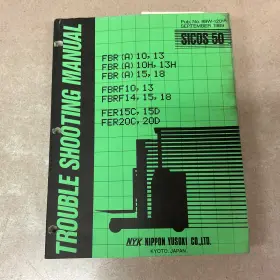89W-1201 NYK Nippon Yusoki Fbrf Troubleshooting Manual Fork
