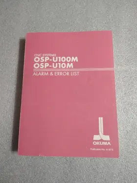 4187-E OKUMA Alarm Error Manual Pub