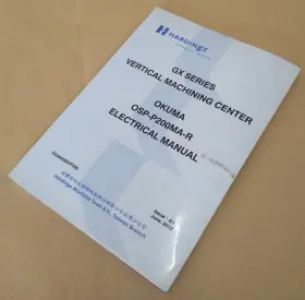 OSP-P200MA-R OKUMA Hardinge Electrical Manual Gx Vertical