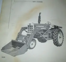 1610 OLIVER Loader Operators Instruction Manual Catalog #2