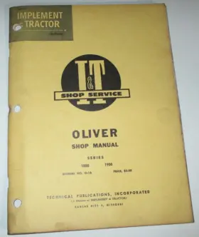 1800 OLIVER Tractor Service Repair Workshop Manual