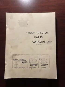1950-T OLIVER Tractor Catalog Manual