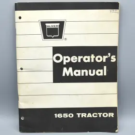 432137 OLIVER Tractor Operators Manual