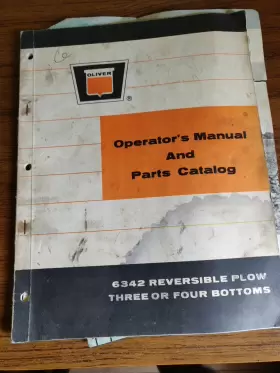 439-043 OLIVER Operators Manual Catalog