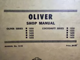 G750 OLIVER Cockshutt Tractor Service Manual #2