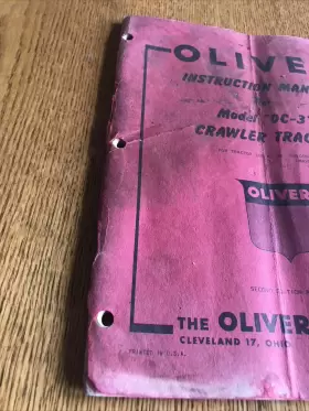 OC-3 OLIVER Instruction Manual Crawler Tractor #2