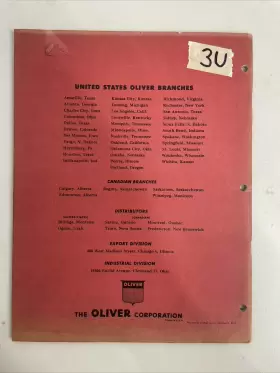 S4-4-R2 OLIVER Propelled Combine Operating Manual #2