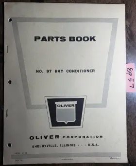 S5-9-S2-1 OLIVER Hay Conditioner Book Manual