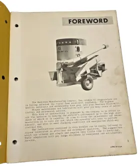 000-01666 OMC Manual Owatonna Mixer Mill Owners Operators #2