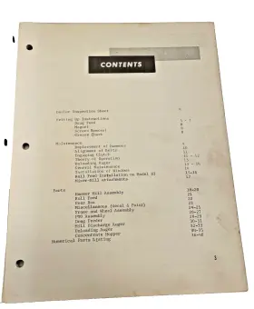 000-01666 OMC Manual Owatonna Mixer Mill Owners Operators #3