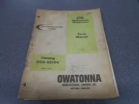 000-56704 OMC Owatonna Hydrostatic Windrower Manual