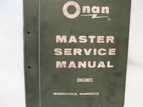 922-0501 ONAN Master Service Manual Engines
