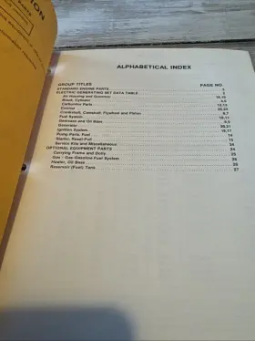 930-0221 ONAN Generator Catalog Manual Repair Service Book #2