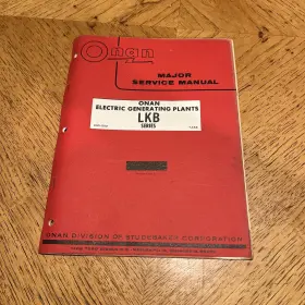 930-502 ONAN Service Repair Manual Lkb Electric Generating