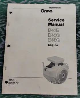 965-0757 ONAN Engine Manual Service Catalog