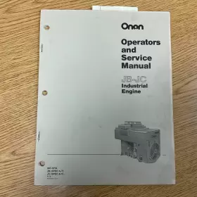 967-0754 ONAN Jb Jc Engine Operators Service Repair Manual