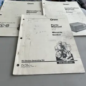 981-0626 ONAN Operations Service Repair Manual