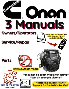 P218G ONAN Engine Manual Service Repair Pdf Usb