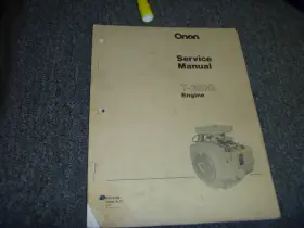 T-260G ONAN Engine Service Repair Manual Xz