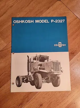 P-2327 OSHKOSH Specification Brochure