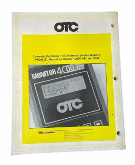 103705 OTC DOMESTIC PATHFINDER Tsb Prom Manual Service Bullet #3
