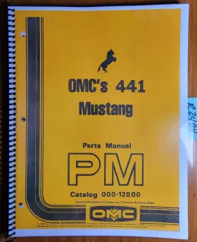 000-12800 OWATONNA Omc Mustang Skid Steer Loader Manual
