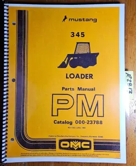 000-23788 OWATONNA Omc Mustang Skid Steer Loader Manual