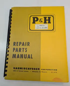 CH-18592 P-H Repair Manual Harnischfeger Travlift Spiral