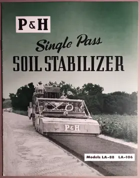 LA-106 P-H Single Soil Stabilizer Catalog Brochure