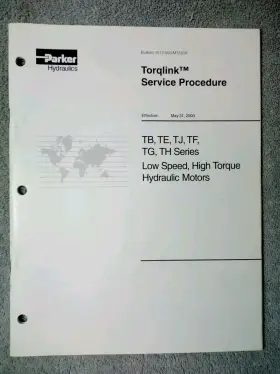 1512-003-M1-USA PARKER Tb Tj Tf Tg Th Hydraulic Motor Service