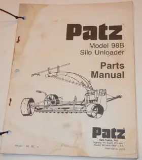 PA-3441 PATZ Silo Unloader Manual