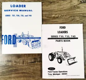 19-505 PEACEFUL CREEK Ford Loader Service Catalog Manual Set