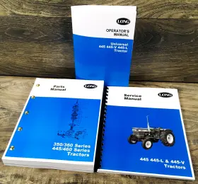 445L PEACEFUL CREEK Tractor Service Manual Catalog Operators