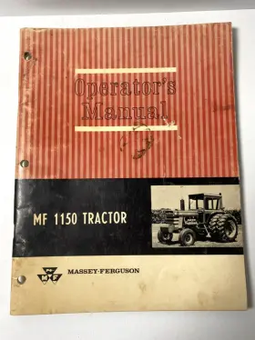 1150 PEACEFUL CREEK Massey Ferguson Mf Tractor Operators