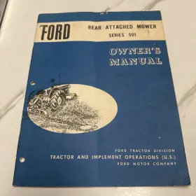 752589907620 PEACEFUL CREEK Ford Rear Mower Operators Owners