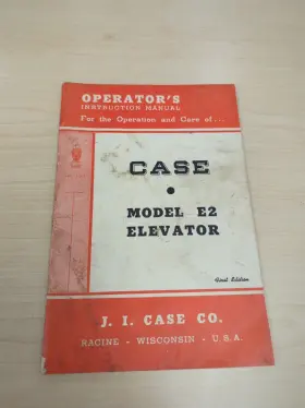 752589915076 PEACEFUL CREEK Elevator Operators Owners Manual