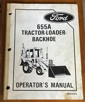 655A PEACEFUL CREEK Ford Tractor Loader Backhoe Operators