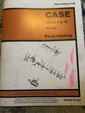 752589921305 PEACEFUL CREEK Winch Manual Catalog Exploded