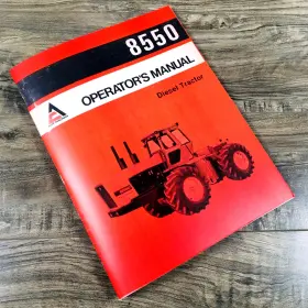 8550 PEACEFUL CREEK Allis Chalmers Tractor Operators Manual