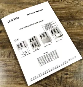 CN933 PEACEFUL CREEK Hobart Convection Oven Service Manual